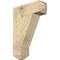 Ekena Millwork Traditional Craftsman Rough Sawn Bracket, Douglas Fir, 6"W x 20"D x 28"H BKT06X20X28TRA04RDF - alternate 1